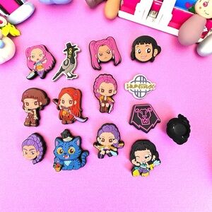 Colorful KPop Shoe Charms Set of 4 Random